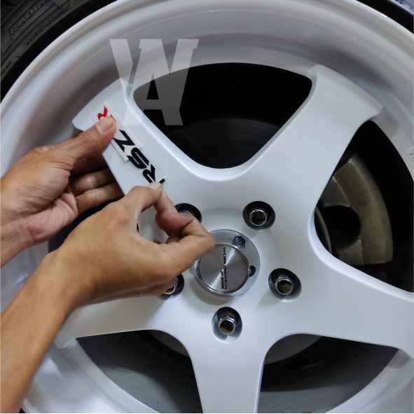 Jual sticker velg mobil work rsz 1 set | Shopee Indonesia
