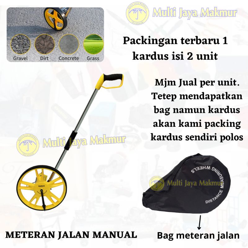 Jual METERAN DORONG/ METERAN RODA/ RODA JALAN/ MEASURING WHEEL/ WALKING ...