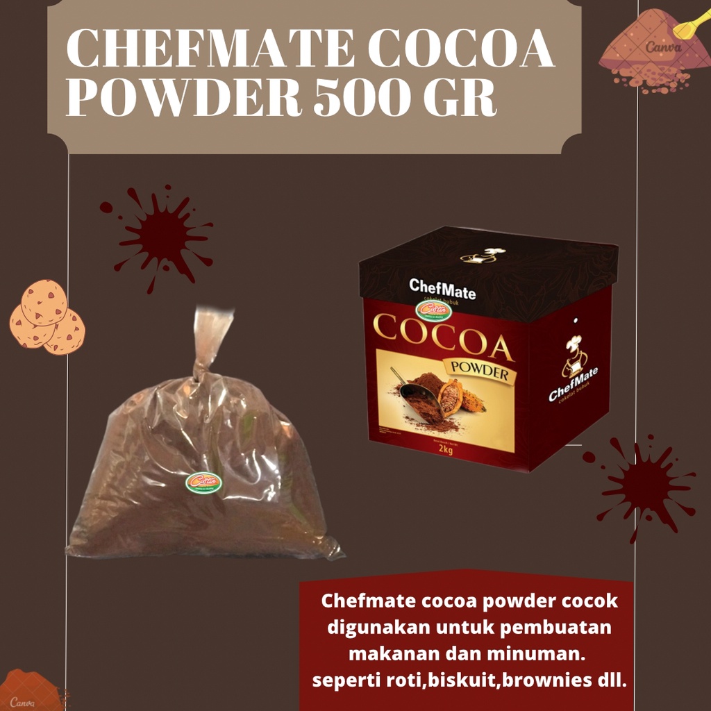 Jual CHEFMATE COCOA PWR 500 GR | Shopee Indonesia