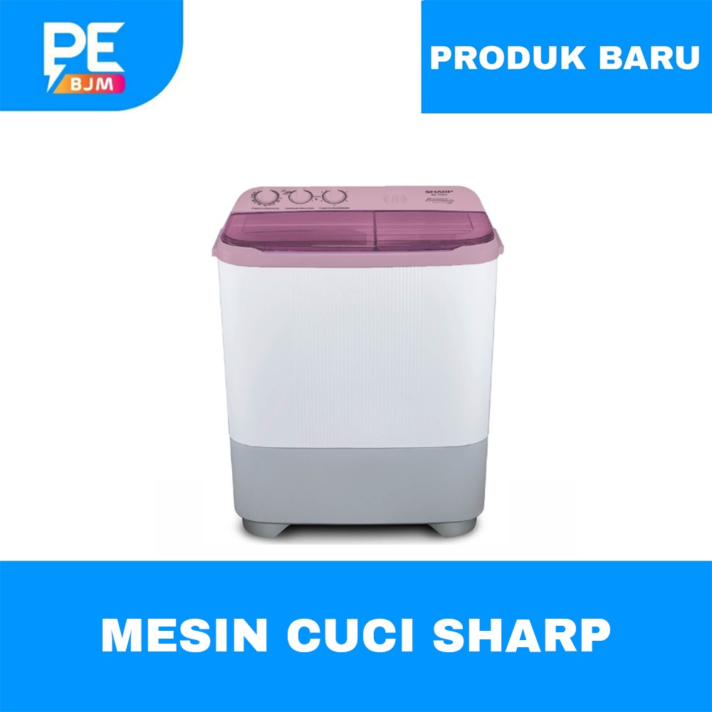 Jual MESIN CUCI SHARP 2 TABUNG 9 KG ES-T95NT | Shopee Indonesia