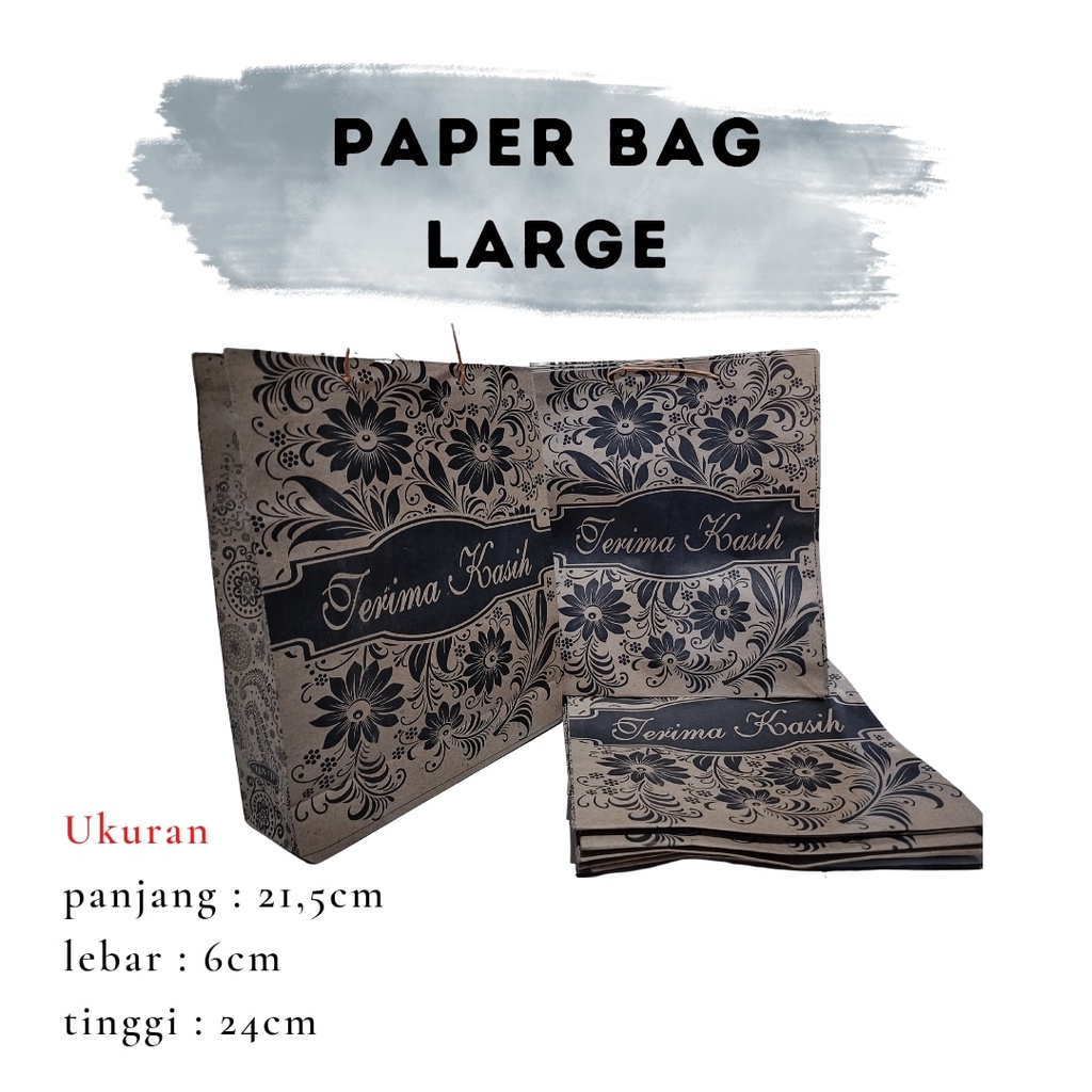 Jual Paper Bag Motif Batik Tas Snack Jajan Arisan Bingkisan Souvenir