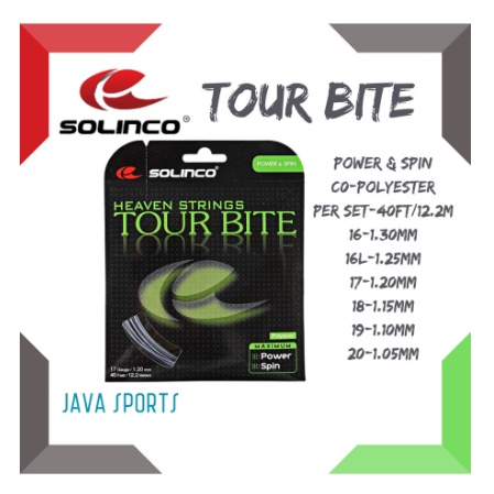 Tennis String Solinco Tour Bite 16L Power Spin