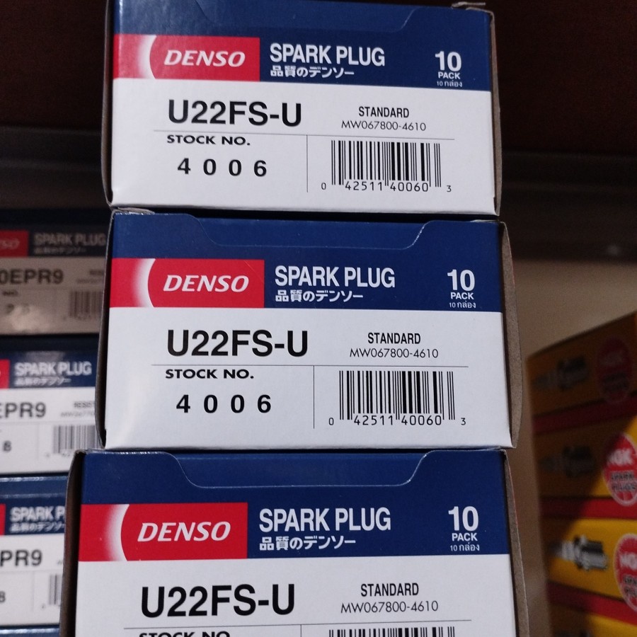 Jual Busi Denso U22FSU original per pcs untuk motor Bebek | Shopee ...