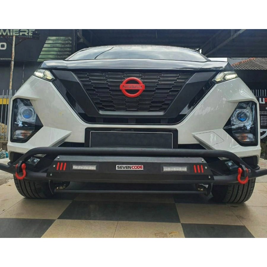 Jual Bumper Guard Tanduk Depan Model Cobra Sevencode All New Livina Shopee Indonesia