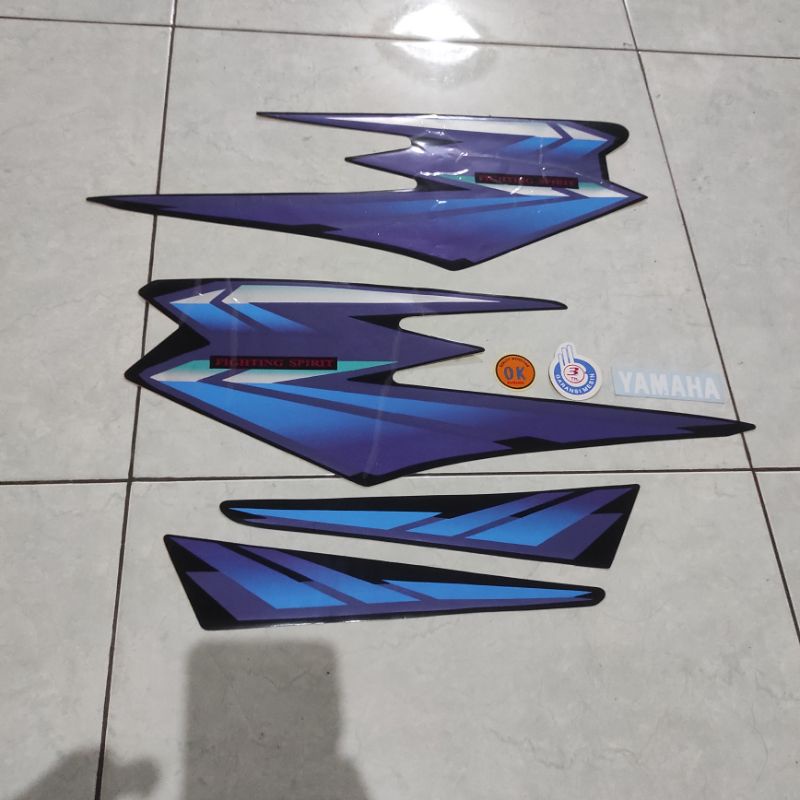 Jual Stiker sticker Stripping striping graphic Yamaha RX king New 2002 ...