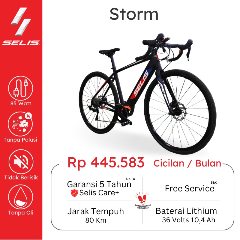 SELIS - EBike Sepeda listrik Selis tipe Storm