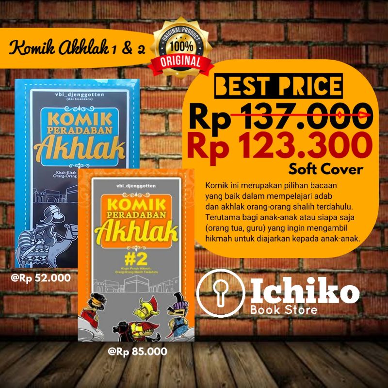 Jual PAKET - Komik Peradaban Akhlak Jilid 1 & 2 - Vbi Djenggotten ...