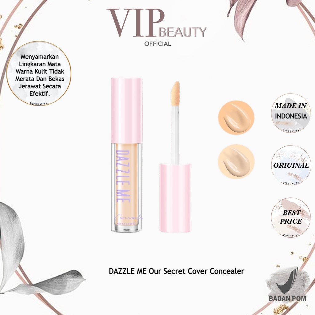 Jual Dazzle Me Our Secret Cover Concealer Liquid Makeup Tahan Lama