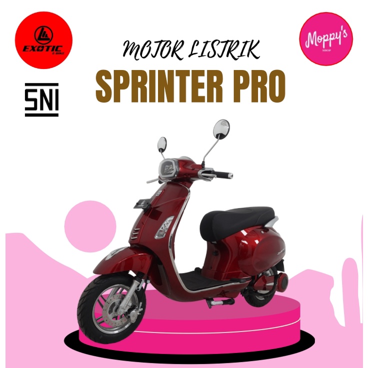 Jual Sepeda Motor Listrik Vespa Listrik Sprinter Pro Pacific Exotic ...