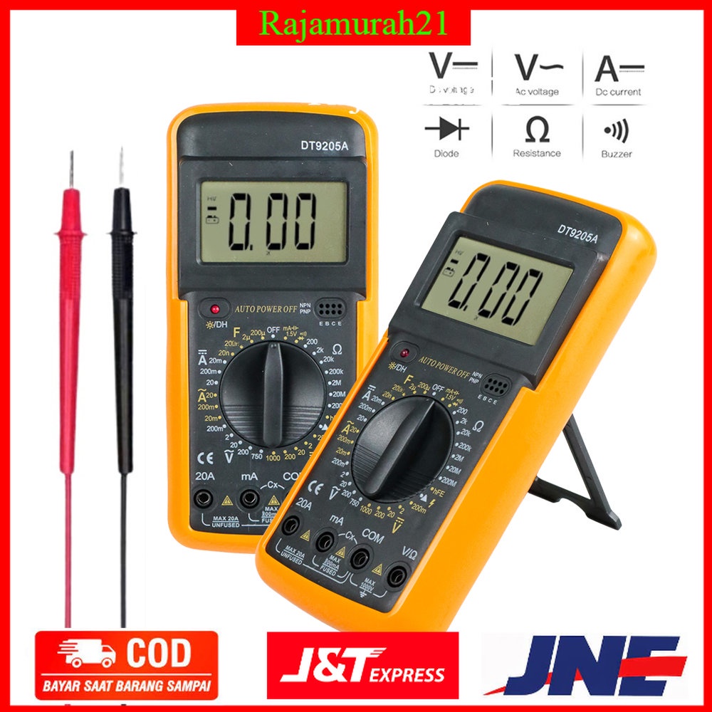 Jual RICHMETERS Pocket Size Digital Multimeter - Yellow - 7ROTE0YL ...