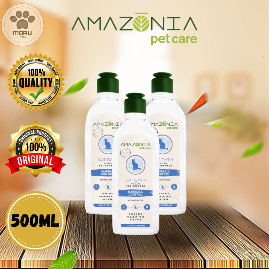 Jual Amazonia Pet Care Cat Bath Pet Shampoo 500ml Shopee Indonesia