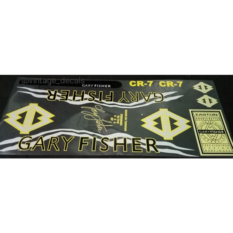 Jual sticker decals sepeda GARY FISHER CR-7 | Shopee Indonesia