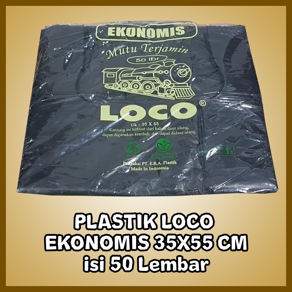 Jual Kantong Plastik Loco Ekonomis Uk X Isi Lembar Shopee