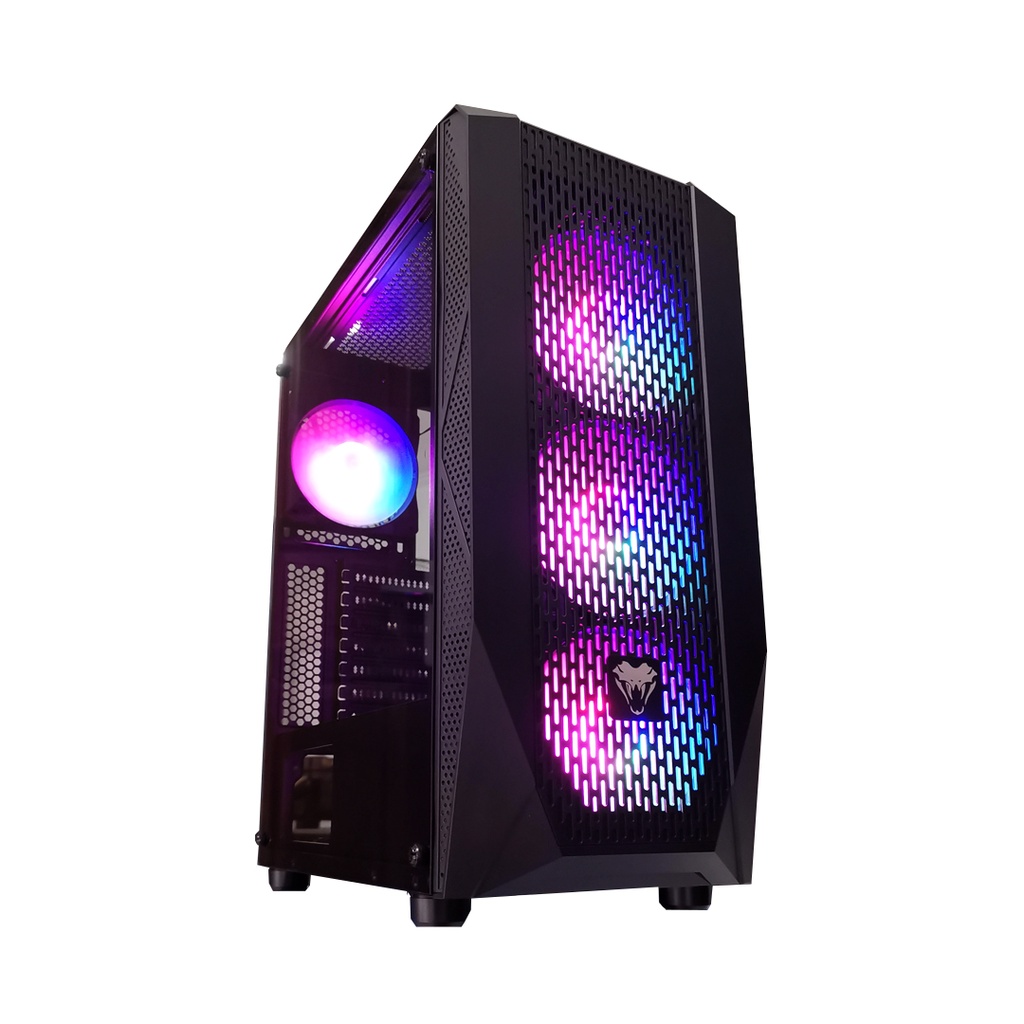 Jual Casing PC Gaming VenomRX Makarov RGB ATX Side Tempered Glass ...