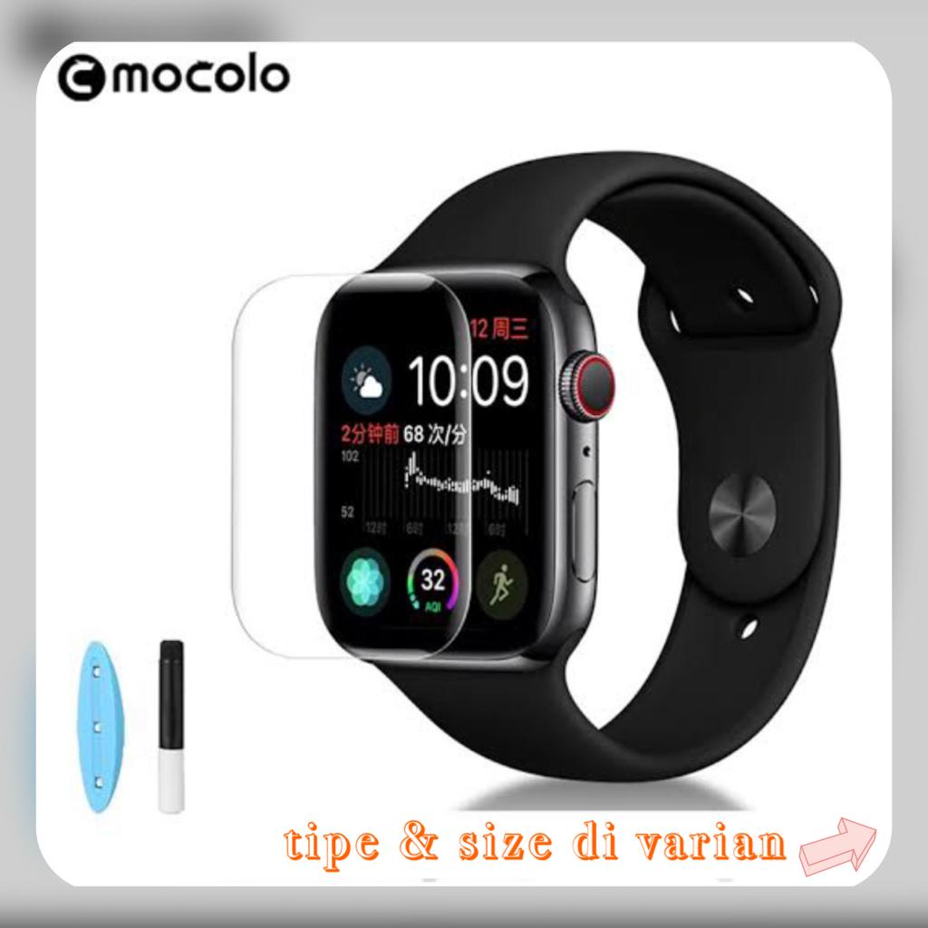 Jual MOCOLO UV Tempered glass APPLE WATCH SERI 9 / SERI 8 / SERI 7
