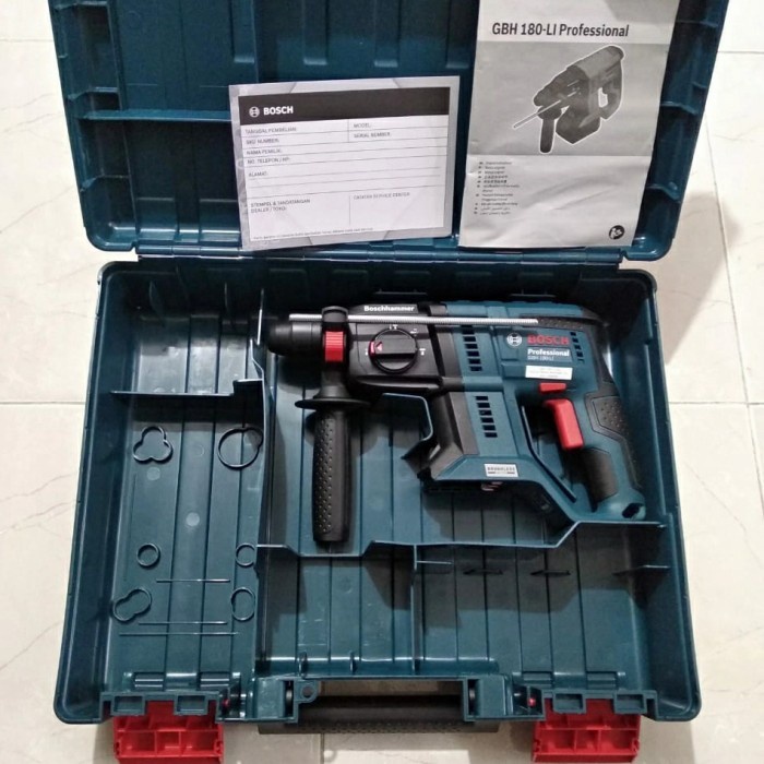 Jual Bosch Gbh Li Cordless Rotary Hammer Mesin Bor Bobok Unit