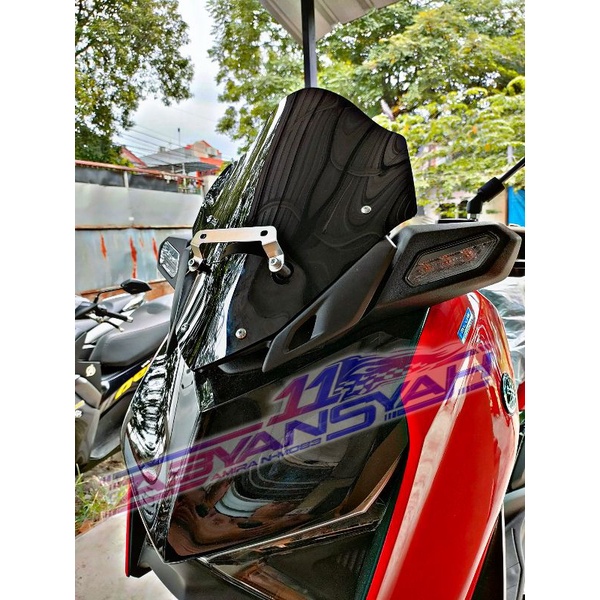 Jual Windshield Xmax New Connected Sporty Bubble Visor Kaca X Max Baru Type Bubble