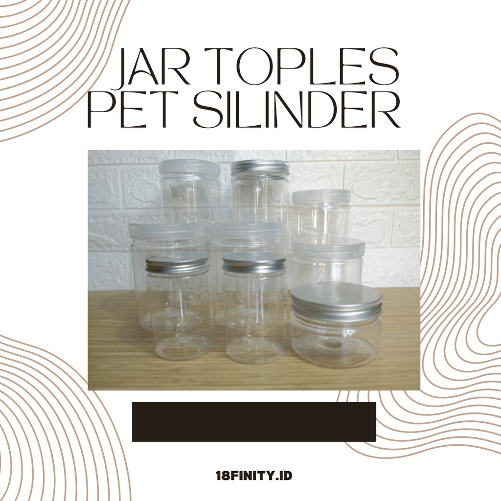 Jual [PET] FREE STICKER STIKER TOPLES JAR SILINDER PANTRY TEMPAT BUMBU ...