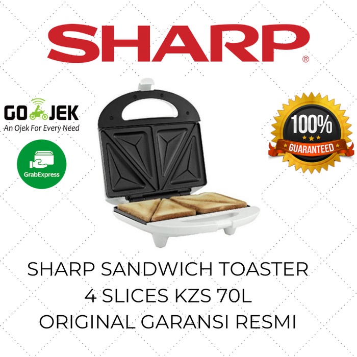 Jual Tst Sharp Toaster Roti Kzl 70Lw / Pemanggang Roti Bakar Listrik ...
