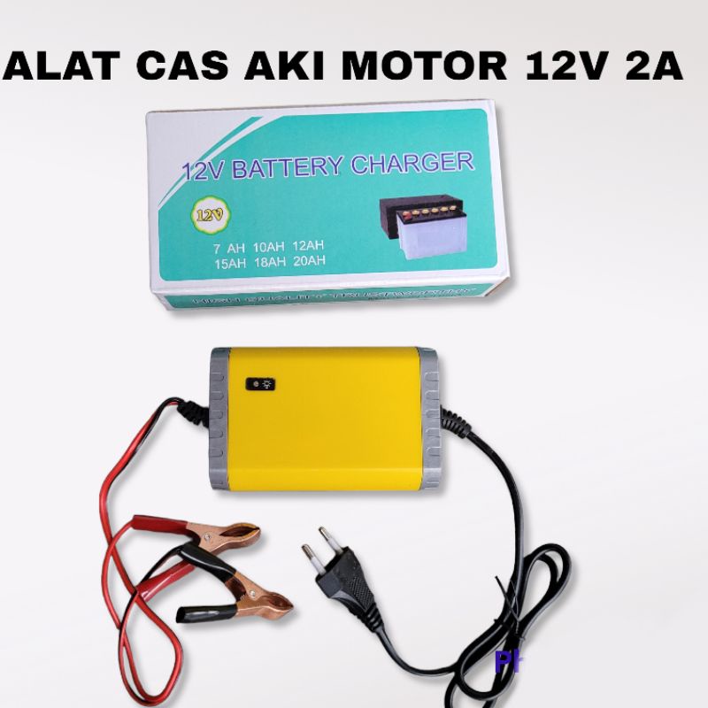 Jual cas carger aki motor mobil Accu aki kering indikator hijau/ casan