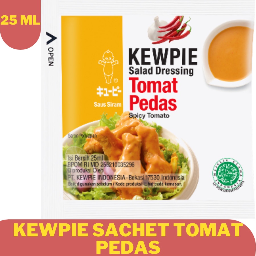 Jual Kewpie Saus Siram Salad Dressing Sachet 25mL Shopee Indonesia