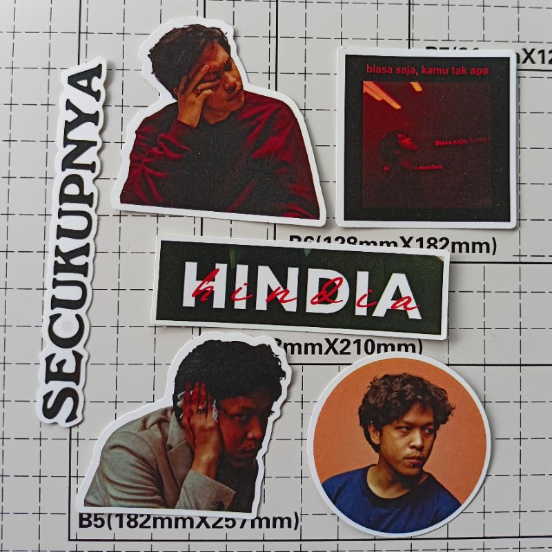 Jual Sticker Baskara Putra Hindia | Shopee Indonesia