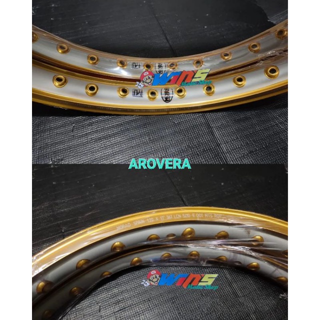 Jual Velg morad spain arovera 2tone 17 120/120 | Shopee Indonesia