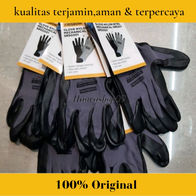 Jual Krisbow Sarung Tangan Pengaman Hppenitril Shopee Indonesia