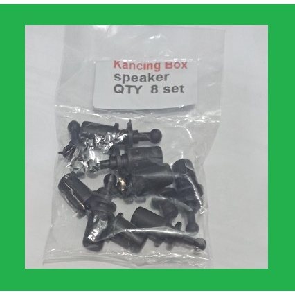 Jual Kancing Box salon speaker isi 8 set bahan plastik nilon | Shopee ...