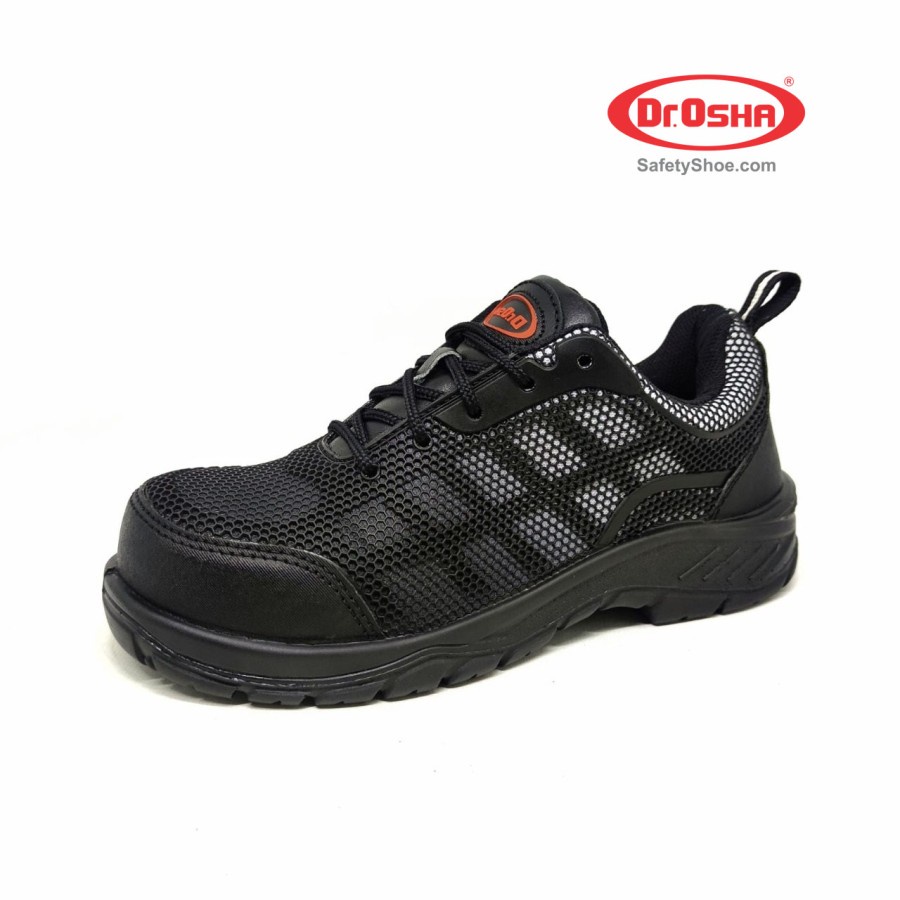 Jual Dr.OSHA Safety Shoes Sepatu 3109 S1 Vibran Lace Up Black Edition