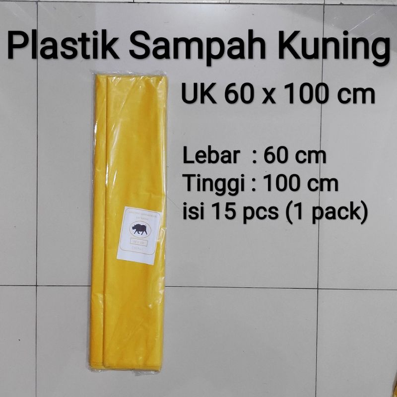 Jual Plastik Sampah Medis Kuning X Plastik Sampah Besar Jumbo