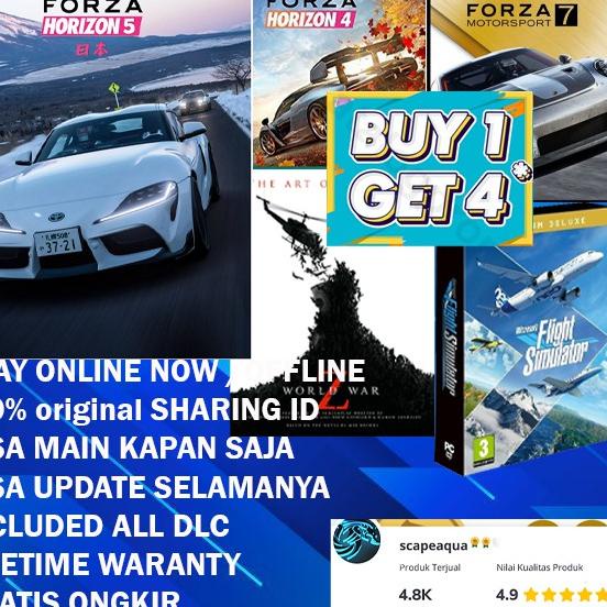 Jual FORZA HORIZON 5 PREMIUM EDITION ORIGINAL GAME PC ONLINE/OFFLINE ...