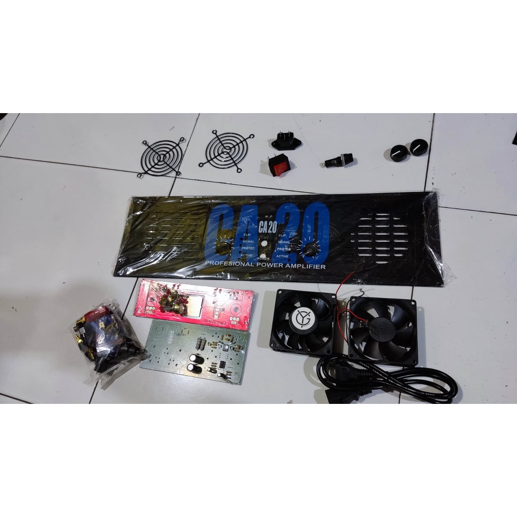 Jual plat ca 20 plus aksesories lengkap plat box bok power amplifier ca ...