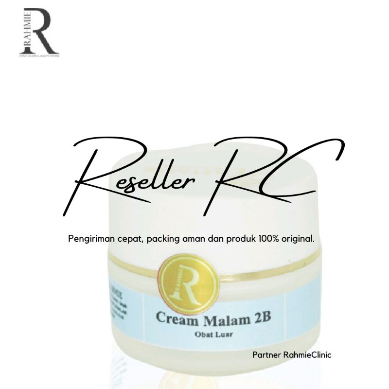 Jual Rahmie Clinic Healthy & Beauty Center Cream Malam 2B | Shopee ...