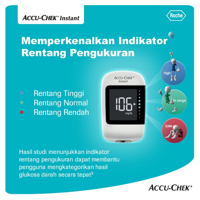 Jual Accu Chek Instant Paket Alat Cek Tes Gula Darah Alat Strip