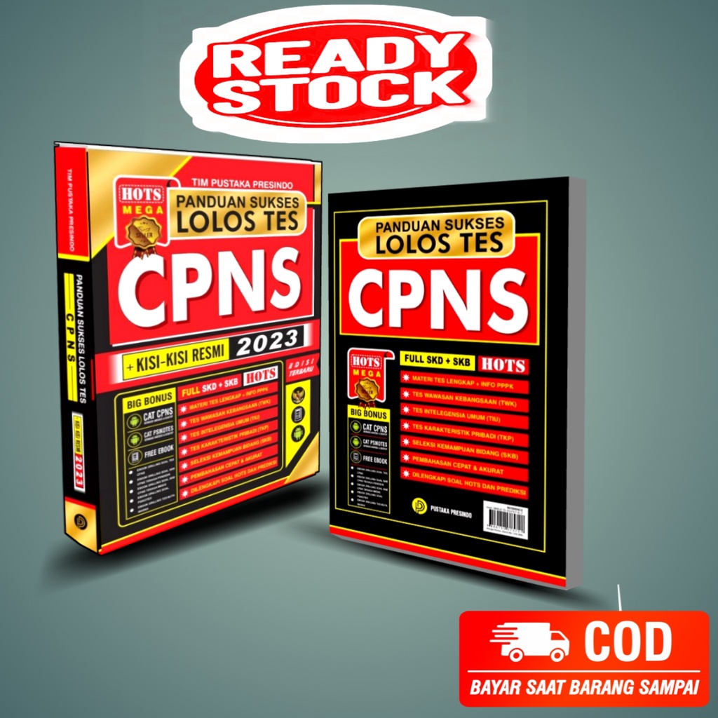 Jual Buku Cpns 2023 / Panduan Sukses Lolos Tes / Sukses CPNS - CAT CPNS ...