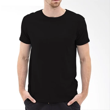 Kaos Polos Lengan Pendek Leher Bulat Unisex Pria Wanita Soft Cotton 30S. Ukuran Size S M L Xl