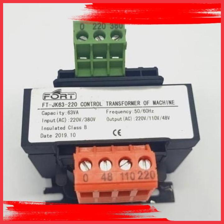 Jual (WLY) Multi Transformer Step Down FORT 63VA Input 220/380 VAC ...