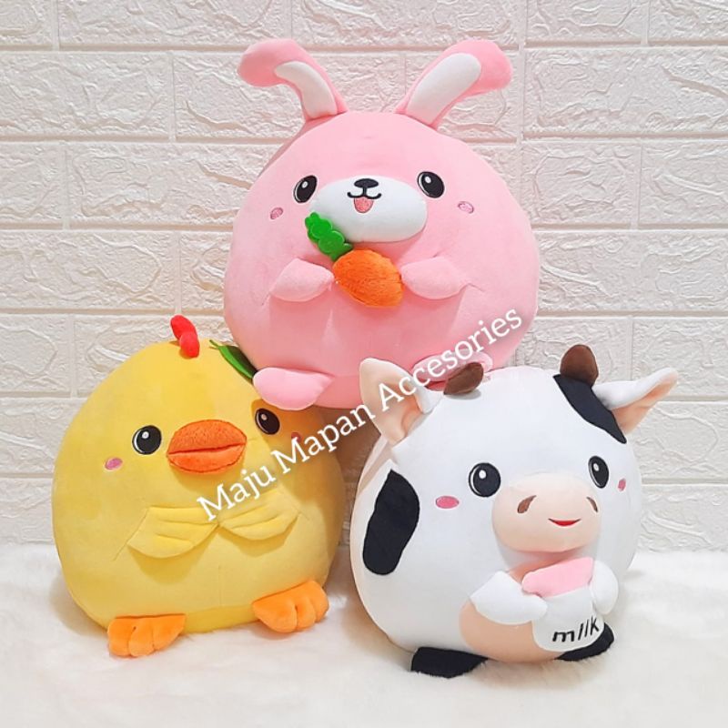 Jual BONEKA ANIMAL ROUND FOOD W RATTLE | Shopee Indonesia