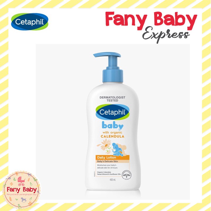 Jual Cetaphil Baby Daily Lotion With Organic Calendula 400ml Shopee