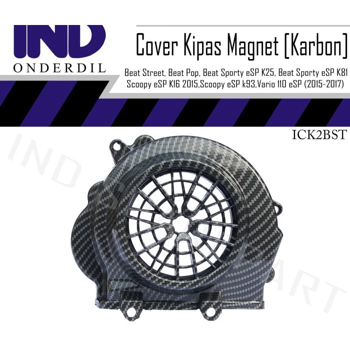 Jual Jual Tutup Cover Kipas Magnet Mesin Karbon Carbon Beat Street New Fi F Esp Berkualitas