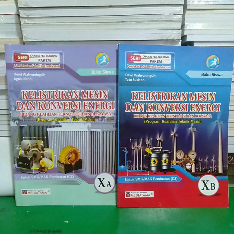 Jual Paket 2 Buku Kelistrikan Mesin Dan Konversi Energi Untuk Smk Mak