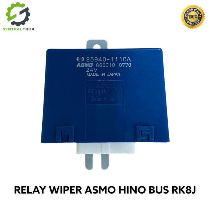 Jual RELAY WIPER ASMO HINO BUS RK8J BARANG LELANG TANPA STIKER 85940