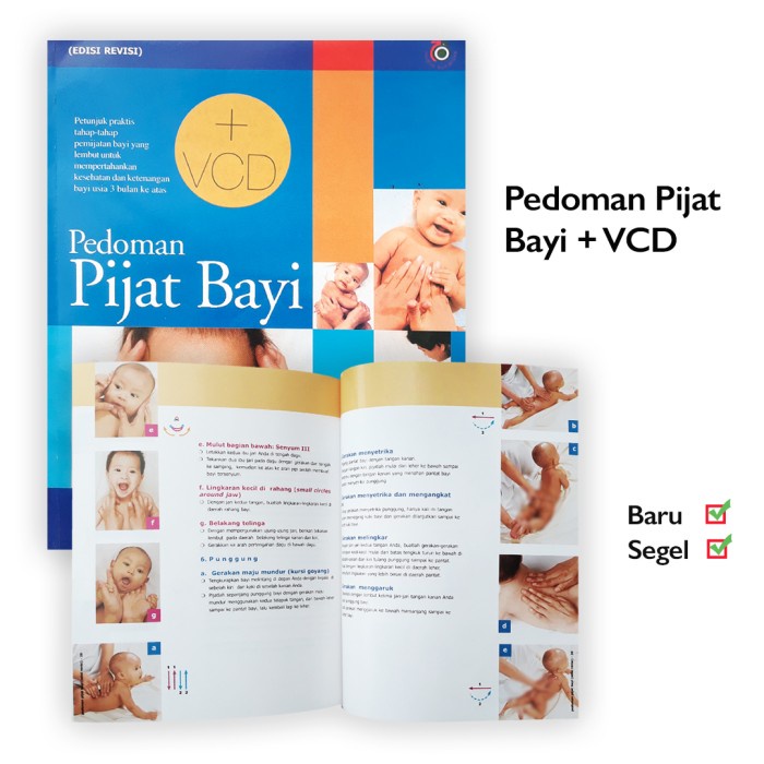 Jual BUKU PANDUAN PEMIJATAN: PEDOMAN PIJAT BAYI + VCD PAKET DR UTAMI ...