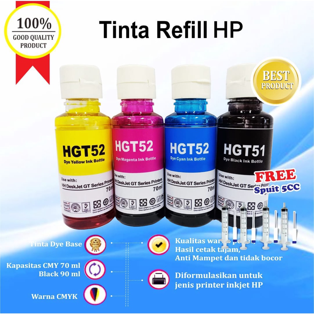 Jual Tinta Refill Cartridge Printer Hp