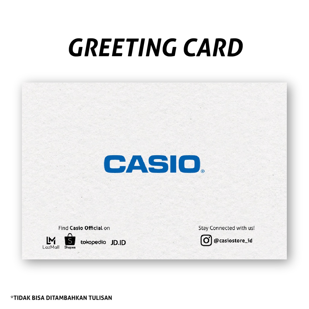 Jual Casio Greeting Card/Kartu Ucapan – Happy Birthday | Shopee Indonesia
