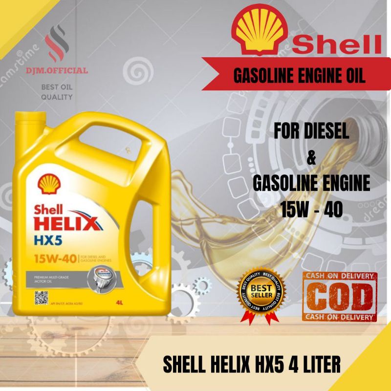 Jual SHELL HELIX HX5 4L | Shopee Indonesia