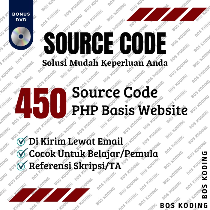 Jual Source Code Program Aplikasi Sistem Informasi Berbasis Website Bahasa Pemograman Php