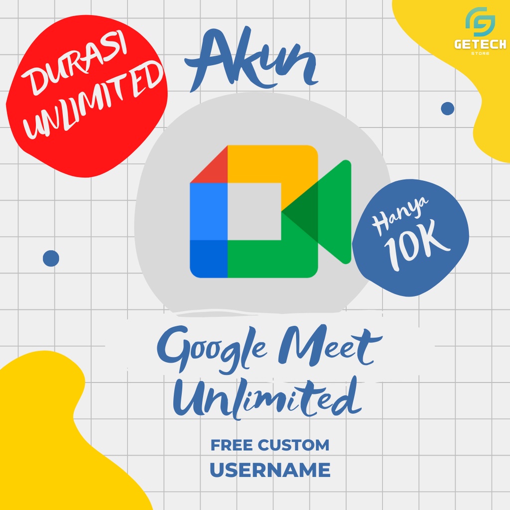 Jual Google Meet Google Meeting Unlimited Duration Lifetime Bergaransi ...