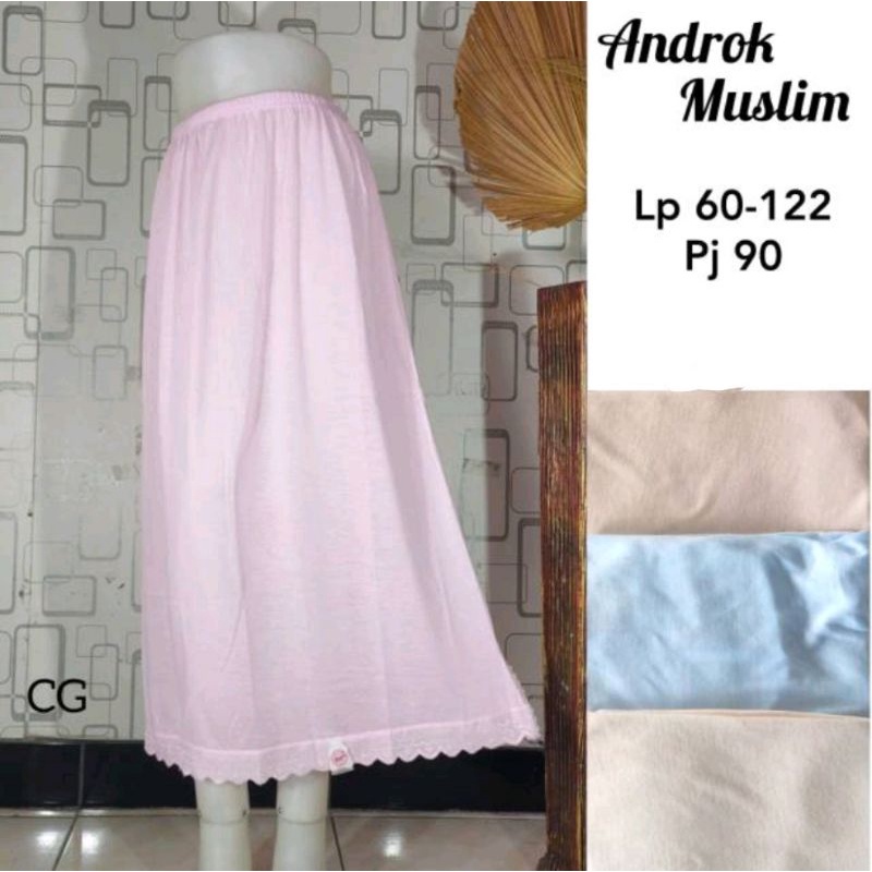 Jual Rok Daleman Androk Panjang Premium Handrok Underrock | Shopee ...